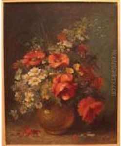 Huile Sur Toile Marouflee Sur Panneau by Auguste Boulard