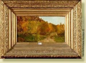 Chemin A L'oree Du Bois by Hippolyte Boulenger