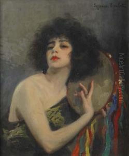 Femme Au Tambourin - view 1