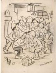 La Dispute Des Nains. by Germaine Bouret