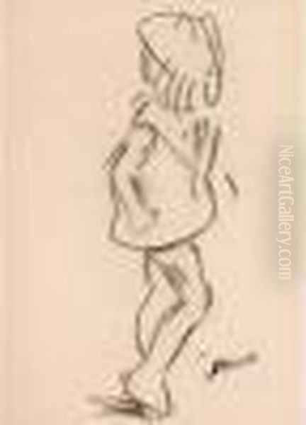 Enfant Debout Au Beret." - view 1