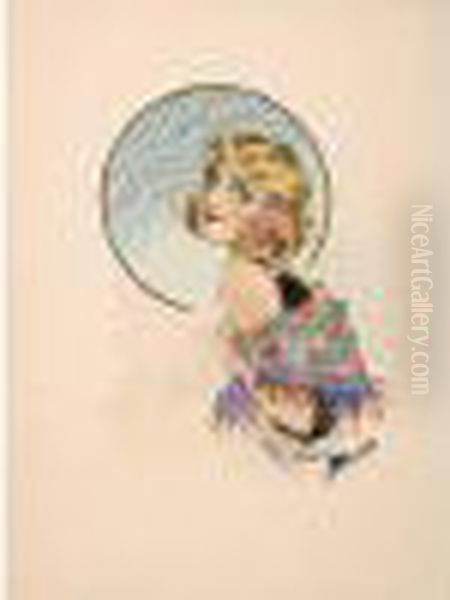 Jeune Femme Au Chale. - view 1