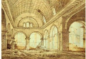 L'enclos Saint-germain Pendant La Revolution, Vu De L'actuel Boulevard Saint-germain by Constant Florent F. Bourgeois Du Castelet