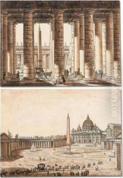 The Colonnade Of St. Peter's - view 1
