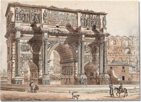 The Arch Of Constantine - view 1