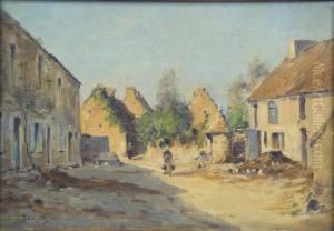 La Maison De Millet A Gruchy by Eugene Bourgeois