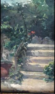 L'escalier by Pierre Bourgogne