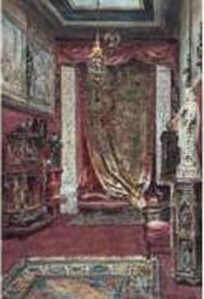 Interieur De La Galerie Louis Xii Du Baron A. De Rothschild - view 1