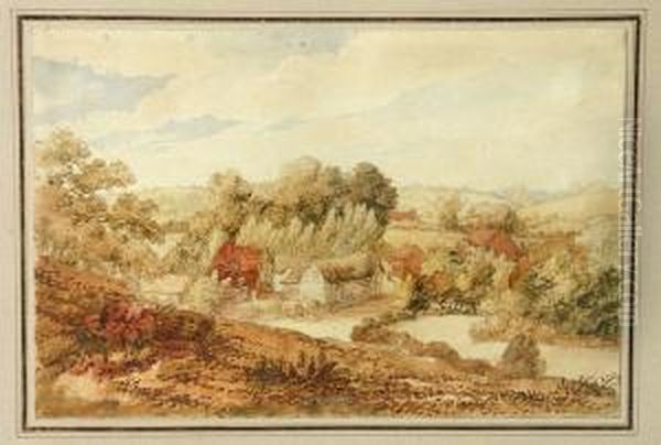 Homestead With Cottages In Rural Summer
Landscape - view 1