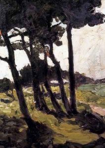 Untitled (Pine Trees -- Equihen, France) by Max Bohm