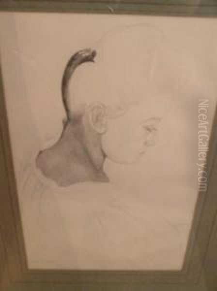 Jeune Femme De Profil - view 1