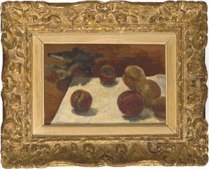Nature Morte Aux Peches by Jean-Louis Boussingault