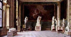 Sculpture Gallery at the Pitti Palace, Florence by Antoinetta Brandeis