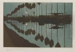 Reflecting Trees by Bernard Boutet De Monvel