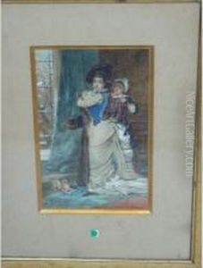 " Elegante Sur Le Departenfilant Son Manteau " Elegante Sur Le Departenfilant Son Manteau
