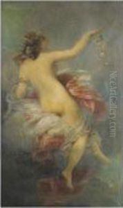 Allegorie Du Printemps by Charles Edouard Boutibonne