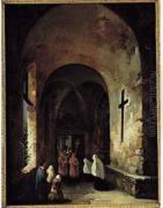 Procession A L'interieur D'un Cloitre
