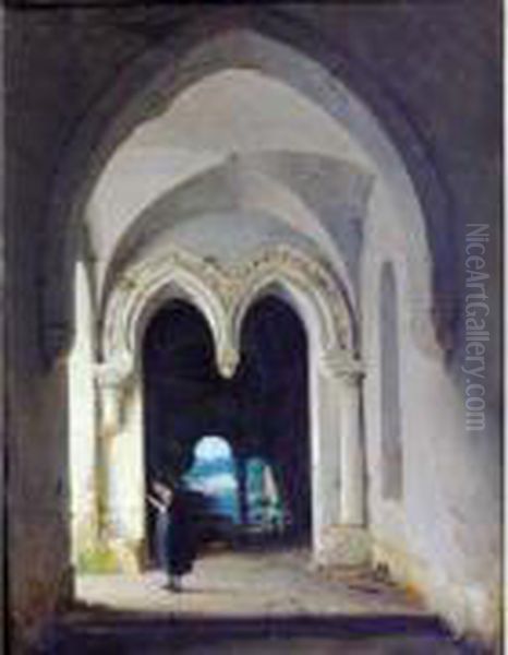 Poete Dans Un Cloitre - view 1