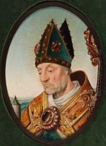 Ritratto Di Un Santo Vescovo