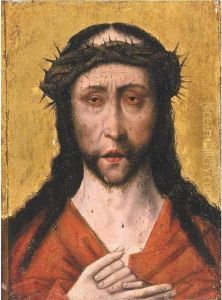 Christ As Man Of Sorrows by Dieric the Elder Bouts