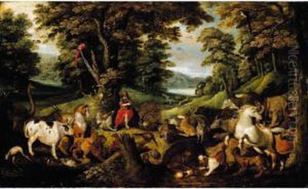 Orpheus Charming The Animals - view 1