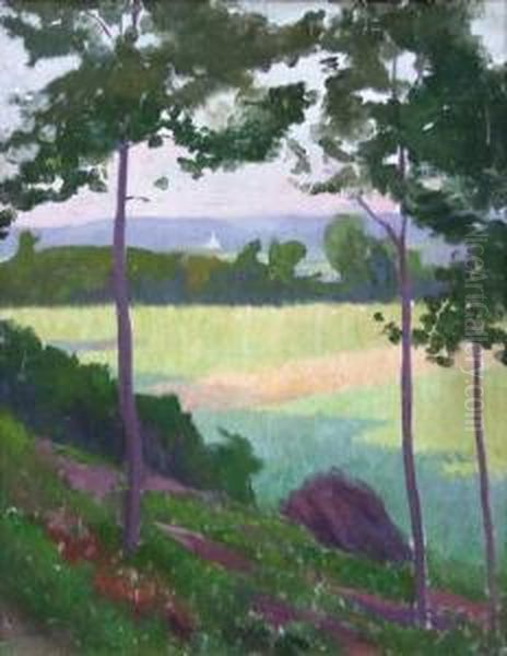 Paysage Aux Grands Arbres - view 1