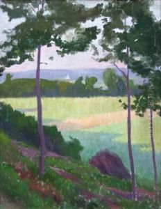 Paysage Aux Grands Arbres