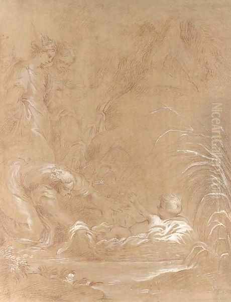 The Finding of Moses by Bartolomeo Biscaino