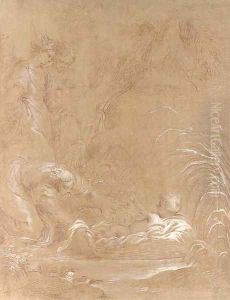 The Finding of Moses by Bartolomeo Biscaino