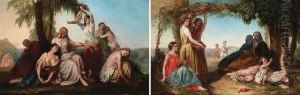 Maidens Reclining (#) Maidens Gathering Fruit