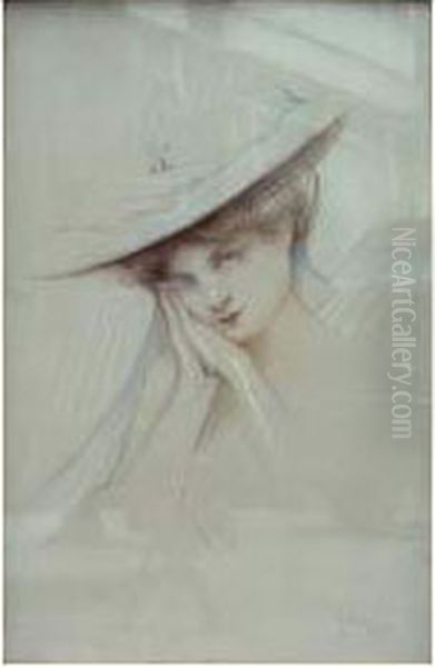 Portrait De Femme Au Chapeau - view 1