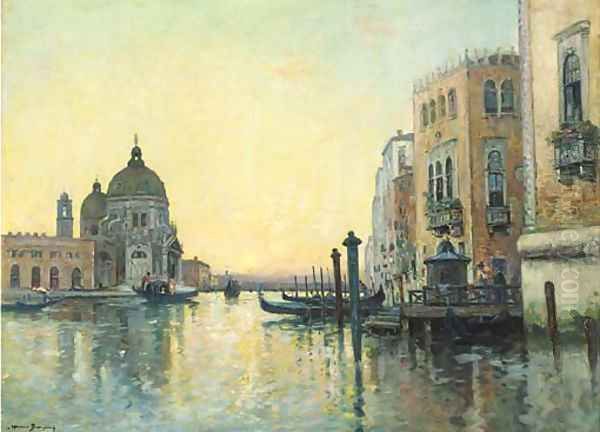 The entrance to the Grand Canal, Venice - view 1