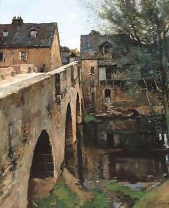 Les lavandeuses by Maurice Bompard