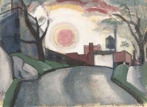 Sunrise by Oscar Bluemner