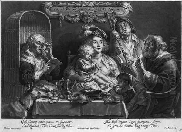 As the Old Sang, So Pipe the Young 1638 - view 1