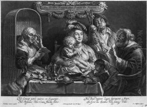 As the Old Sang, So Pipe the Young 1638 by Schelte Adamsz. Bolswert