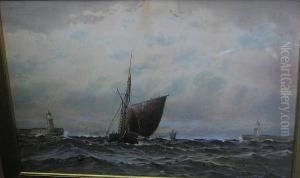 Fishing Boats Return by William Thomas Nicholas Boyce