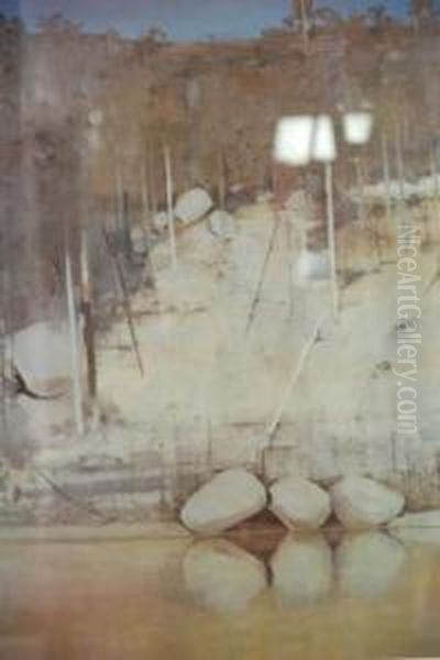 Three Boulders Shoalhavenscreenprint Signed Arthur Boyd - view 1