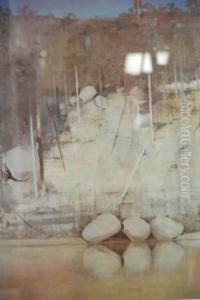 Three Boulders Shoalhavenscreenprint Signed Arthur Boyd by Arthur Merric Boyd