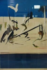 Untitled Lithographsigned Arthur Boyd by Arthur Merric Boyd