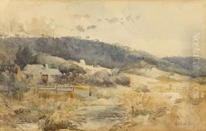 Landscape With Farmhouses by Arthur Merric Boyd