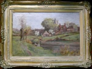 Stream And House Study by Arthur Merric Boyd