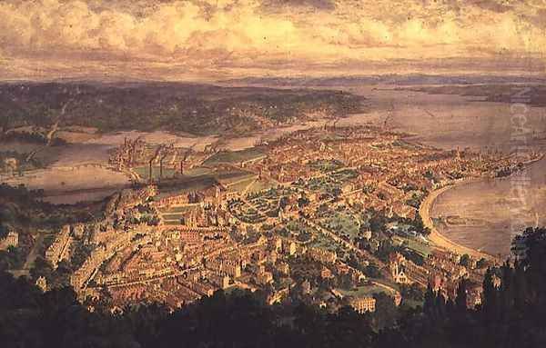 Southampton in the Year 1856 - view 1