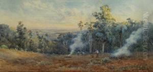 Burning Off, Upper Pakenham by Emma Minnie Boyd