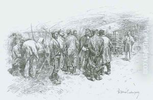 At the Market by Stanislaw Bohusz-Siestrzencewicz