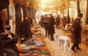 Le Marche A La Feraille, Paris (Market at La Feraille, Paris)