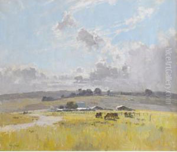 Landscape With Cattle And Farm Buildings - view 1