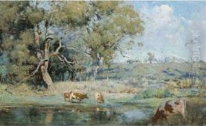 The Boyd Homestead At Yarra Glen by Theodore Penleigh Boyd