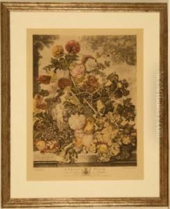 Floral Arrangements In A Landscape by John Boydel