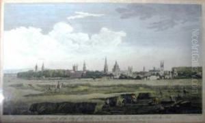A South Prospect Of The City Of Oxford by John Boydel